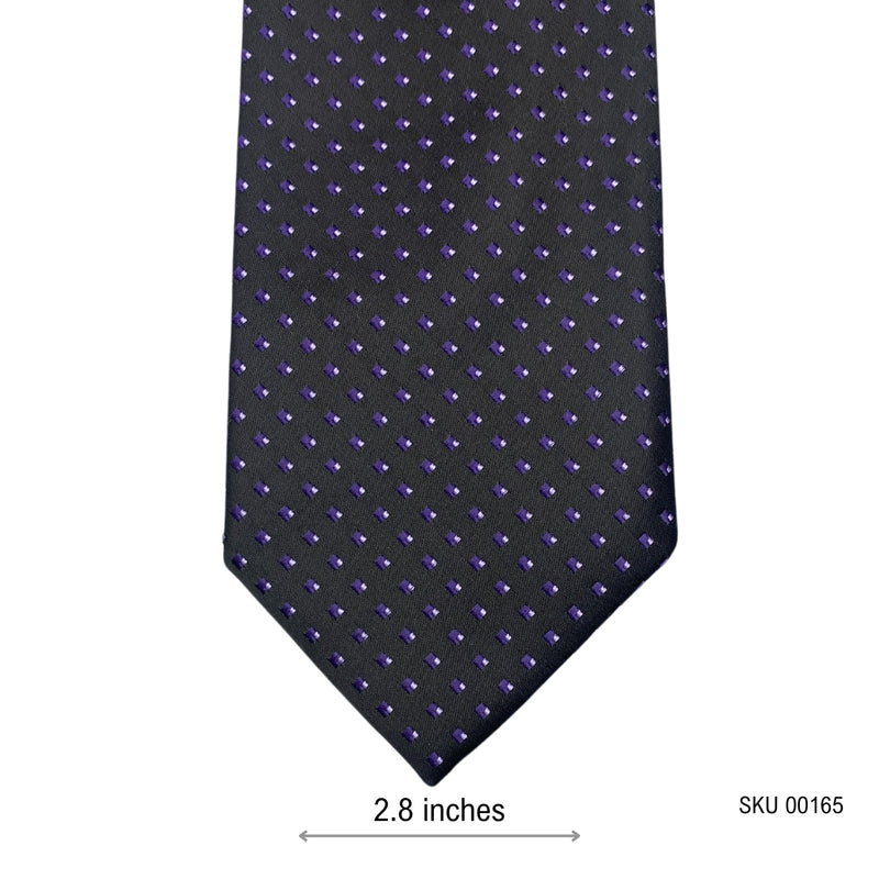 F&F Sleek Dark Dotted Men's Tie