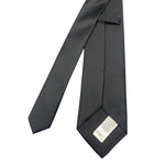 Black Sleek Self Textured Men's Tie by Marks & Spencer