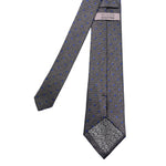 Ted Baker Pure Silk Gray Men's Tie with Blue Dots