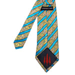 Lorenzo Cana Pure Silk Floral Stripes Men's Tie