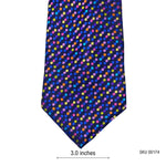 Multi Color Pure Silk Electric Dotted Men's Tie by Duchamp