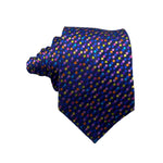 Multi Color Pure Silk Electric Dotted Men's Tie by Duchamp