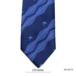 Blue Shades Kangroo Print Novelty Men's Tie