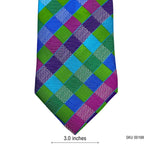 John Lewis Pure Silk Multi Color Plaid Pattern Tie