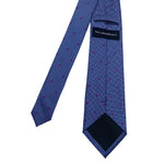Taylor & Wright Blue Self Textured with Pink Dots Men's Tie