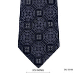 Jeff Banks Pure Silk Dapper Geometric Pattern Men's Tie