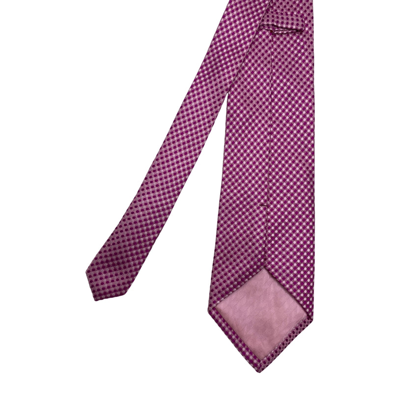 Marks & Spencer Pink Pure Silk Self Textured Men's Tie
