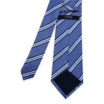 George Vibrant Blue Stripes Pattern Men's Tie