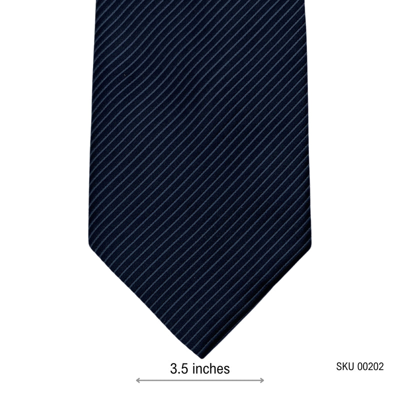 Dark Stripes Self Textured Men's Tie