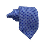 BHS Blue Pure Silk Dotted Men's Tie