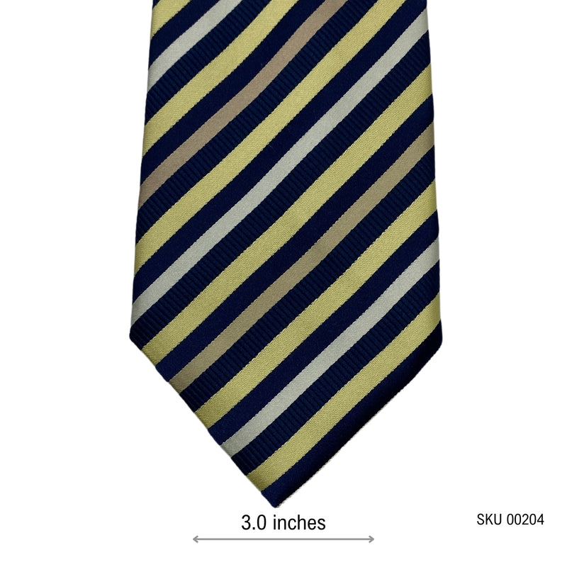 Rael Brook Multi Color Stripes Pattern Men's Tie