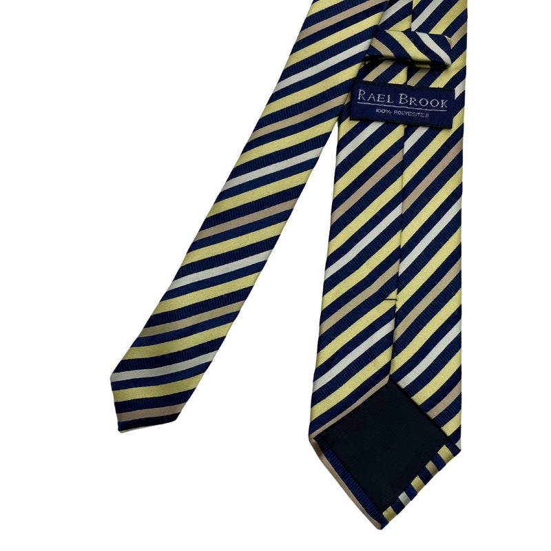Rael Brook Multi Color Stripes Pattern Men's Tie