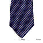 Charming Pure Silk Geometric Pattern Men's Tie by MOSS