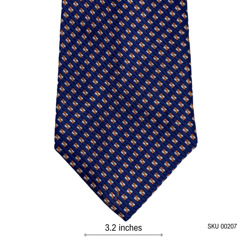 Charming Pure Silk Geometric Pattern Men's Tie by MOSS