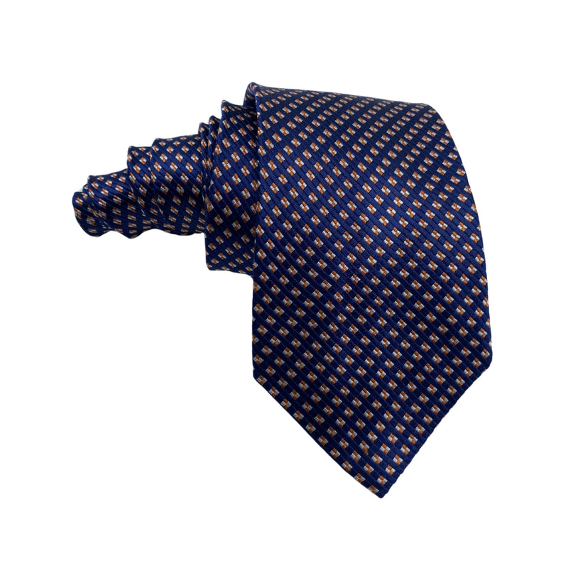 Charming Pure Silk Geometric Pattern Men's Tie by MOSS