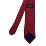 F&F Dark Red Modern Dotted Pattern Men's Tie
