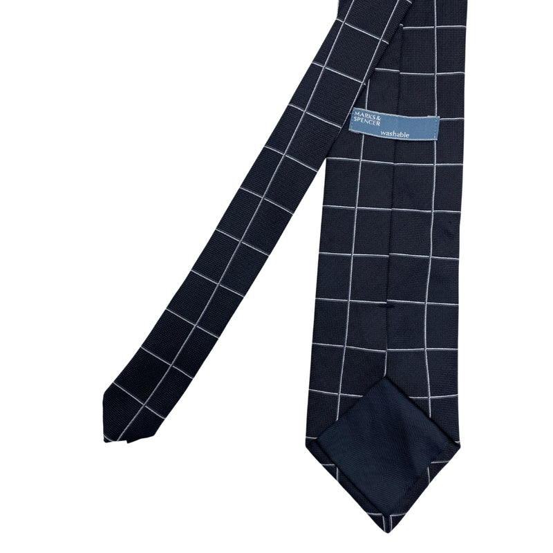 Marks & Spencer Square Geometric Pattern Men's Tie