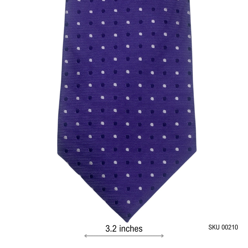 Thomas Nash Purple Dotted Pattern Men's Tie