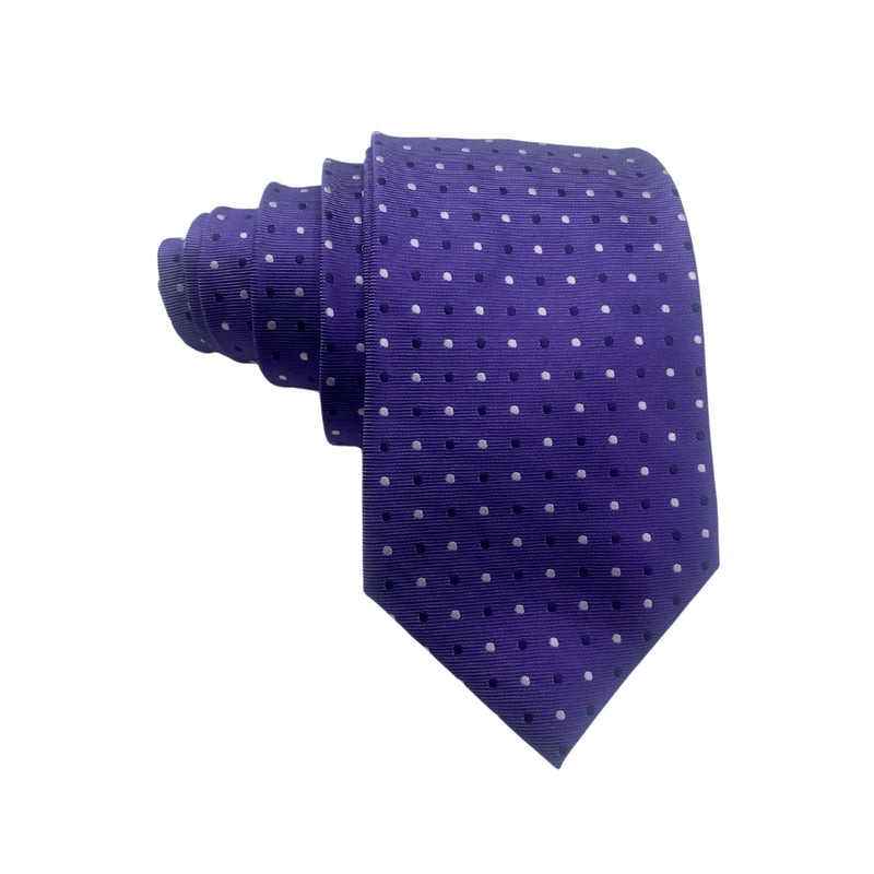 Thomas Nash Purple Dotted Pattern Men's Tie