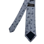 St. George Stripes and Floral Pattern Men's Tie