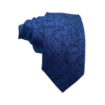 Tailor & Cutter Blue Floral Pattern Men's Tie