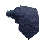 Cedar Wood State Self Textured Geometric Pattern Men's Tie
