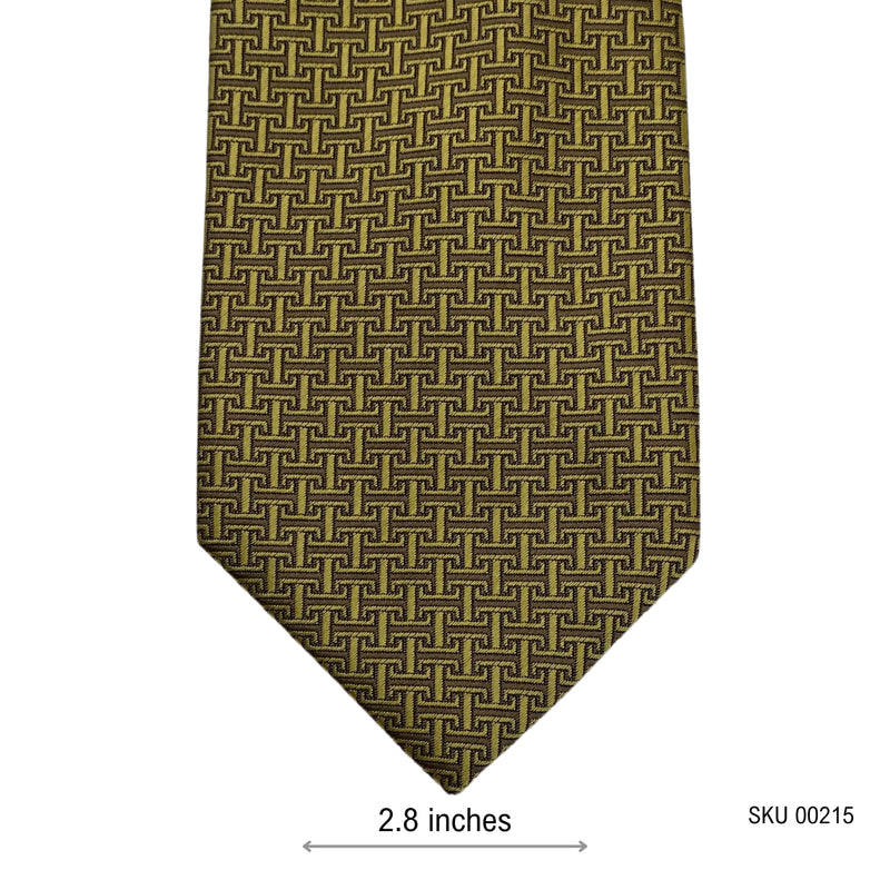 Luxurious Geometric Pattern Men's Tie by Cintas