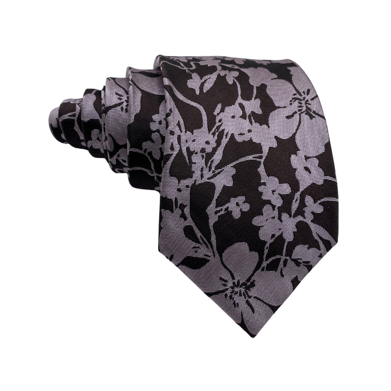 Urban Spirit Light Pink Floral Pattern Men's Tie