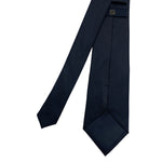 Black Self Textured Geometric Pattern Men's Tie by TU