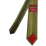 Edgy Fashion Modern Men's Tie with Dotted Straight Stripes