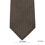 Marks & Spencer Autograph Brown Glamorous Geometric Pattern Men's Tie