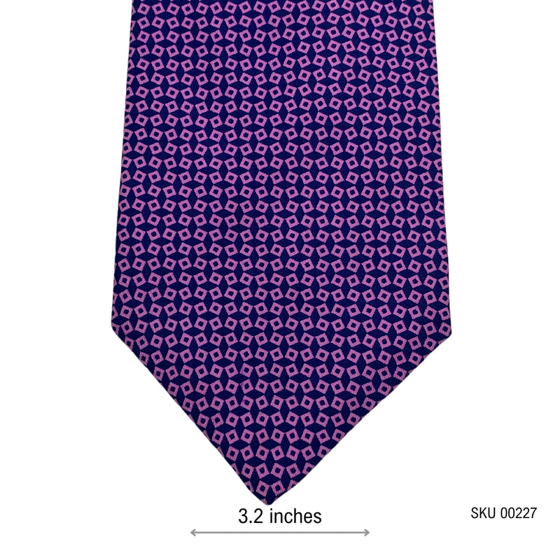 Urban Geometric Pattern Men's Tie by Hackett