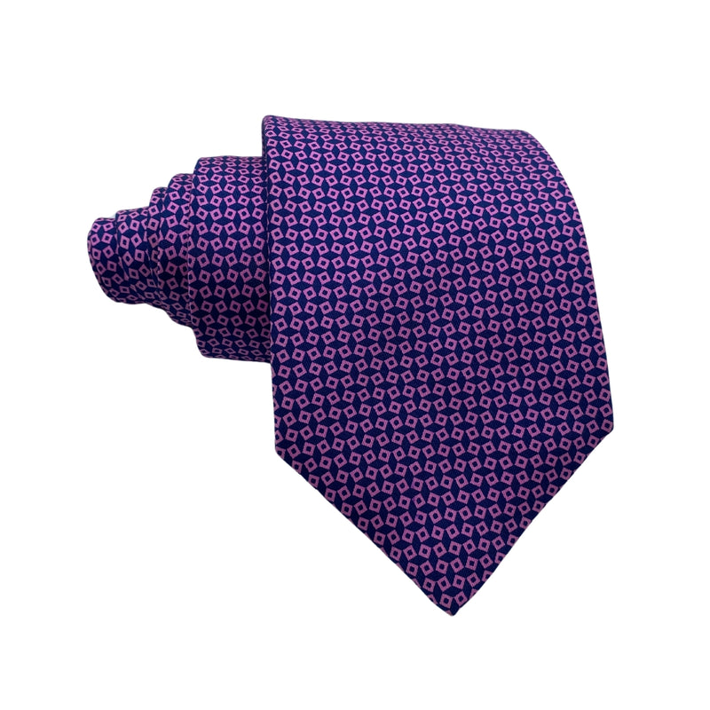 Urban Geometric Pattern Men's Tie by Hackett