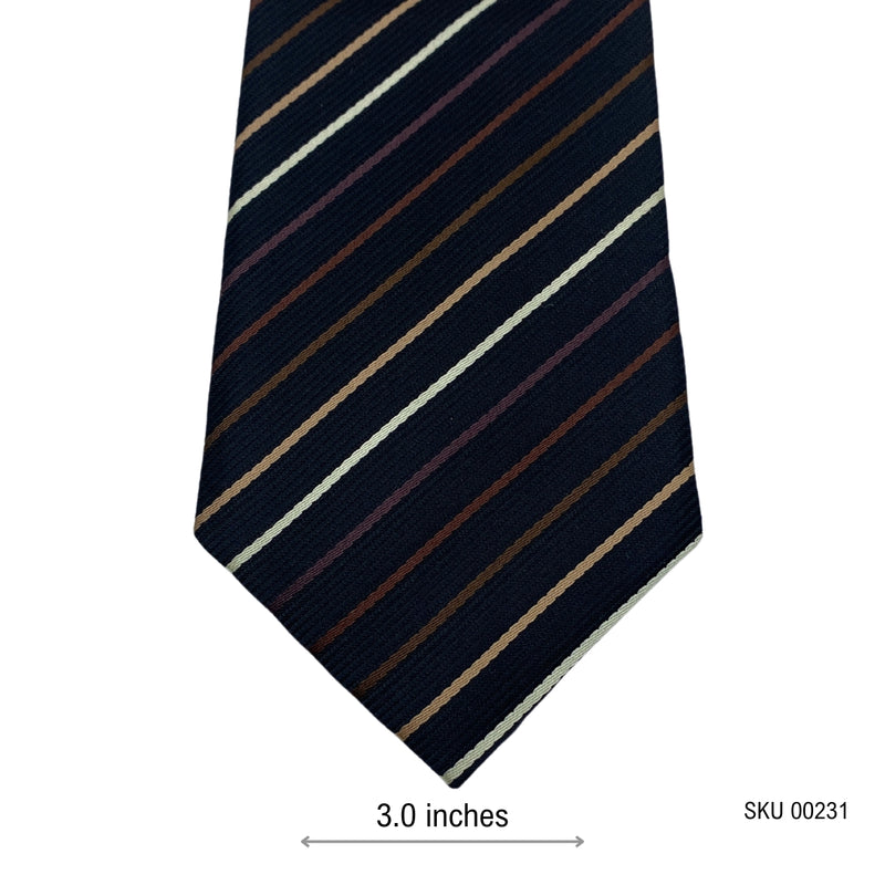 Folkespeare Epic Stripes Pattern Men's Tie