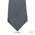Williams & Brown Self Textured Geometric Pattern Men's Tie