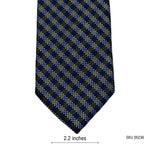 Minimalist Checkered Pattern Men's Tie