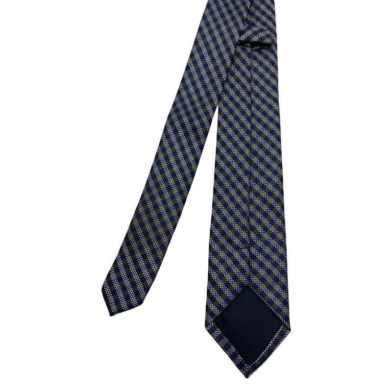 Minimalist Checkered Pattern Men's Tie