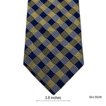 Designer Collection Plaid Pattern Men's Tie