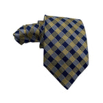 Designer Collection Plaid Pattern Men's Tie