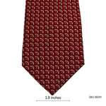 Refined Red Honey Bee Print Men's Tie by Lefties