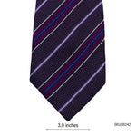 Taylor & Wright Purple Stripes Pattern Men's Tie
