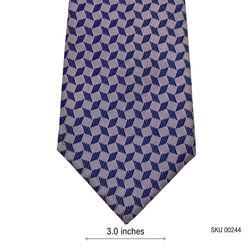 Taylor & Wright Square Geometric Pattern Men's Tie