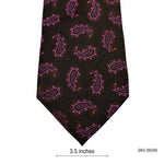 TM Lewin Pure Silk Bright Paisley Pattern Men's Tie