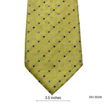 Marks & Spencer Yellow Multi Color Dotted Pattern Men's Tie
