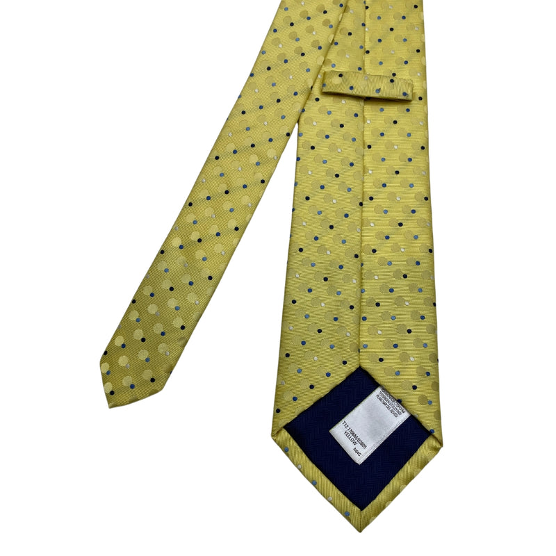 Marks & Spencer Yellow Multi Color Dotted Pattern Men's Tie