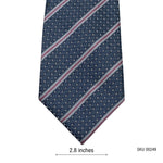 F&F Self Textured Stripes Pattern Men's Tie