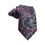 Men's Dark Floral Pattern Tie