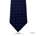 Men's Geometric Circle Pattern Tie George