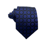 Men's Geometric Circle Pattern Tie George