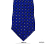 Men's Premium Blue Geometric Pattern Tie